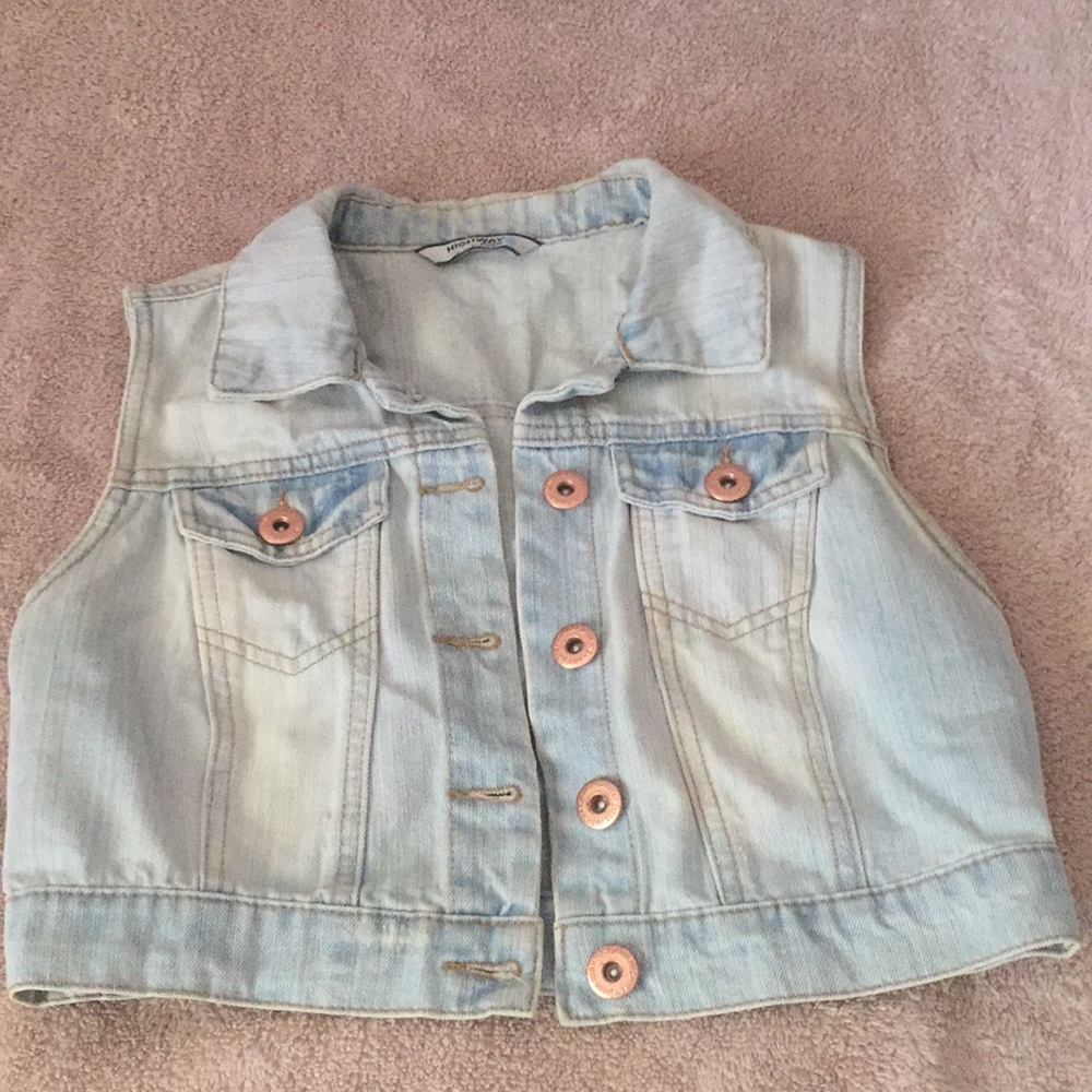 denim vest
